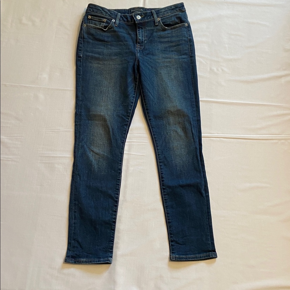 Lucky Brand Women's Lolita Skinny Stretch Tapered Denim Blue Jeans Size 8 / 29